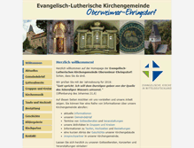 Tablet Screenshot of kirche-oberweimar.de